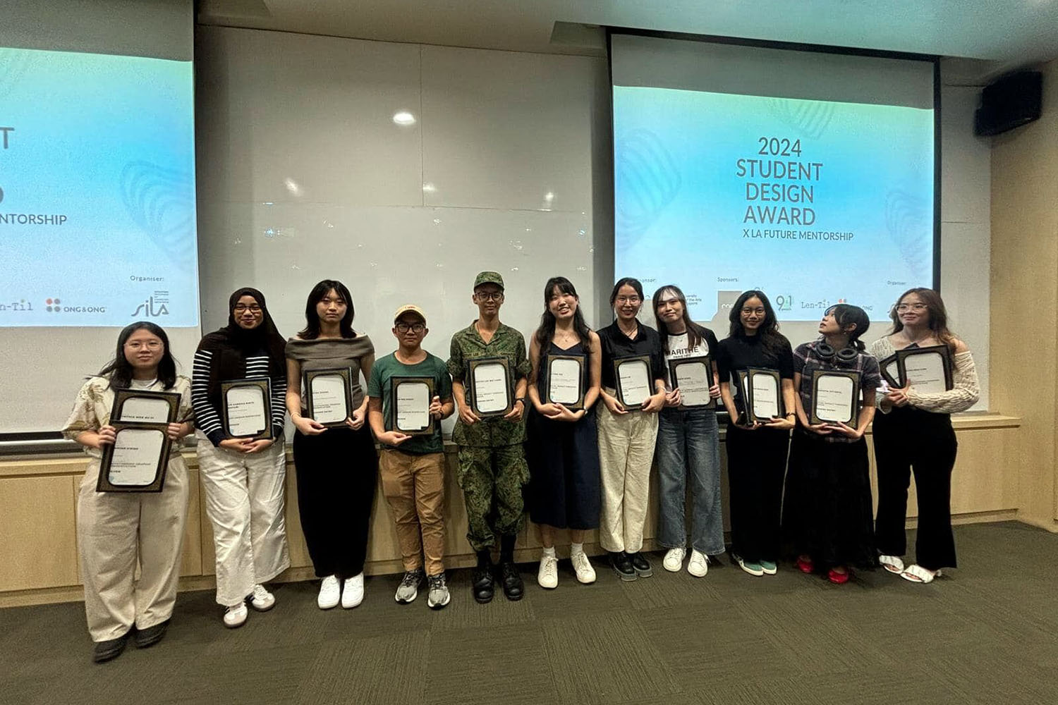 Recipients of the SILA Student Design Awards.