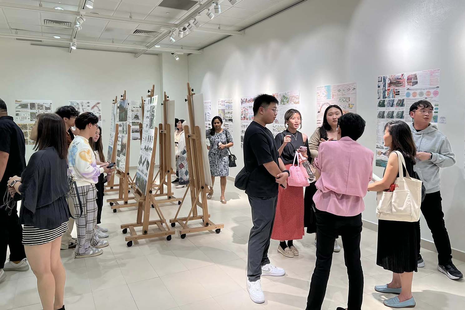 Exhibition of NAFA Diploma in Design portfolios.