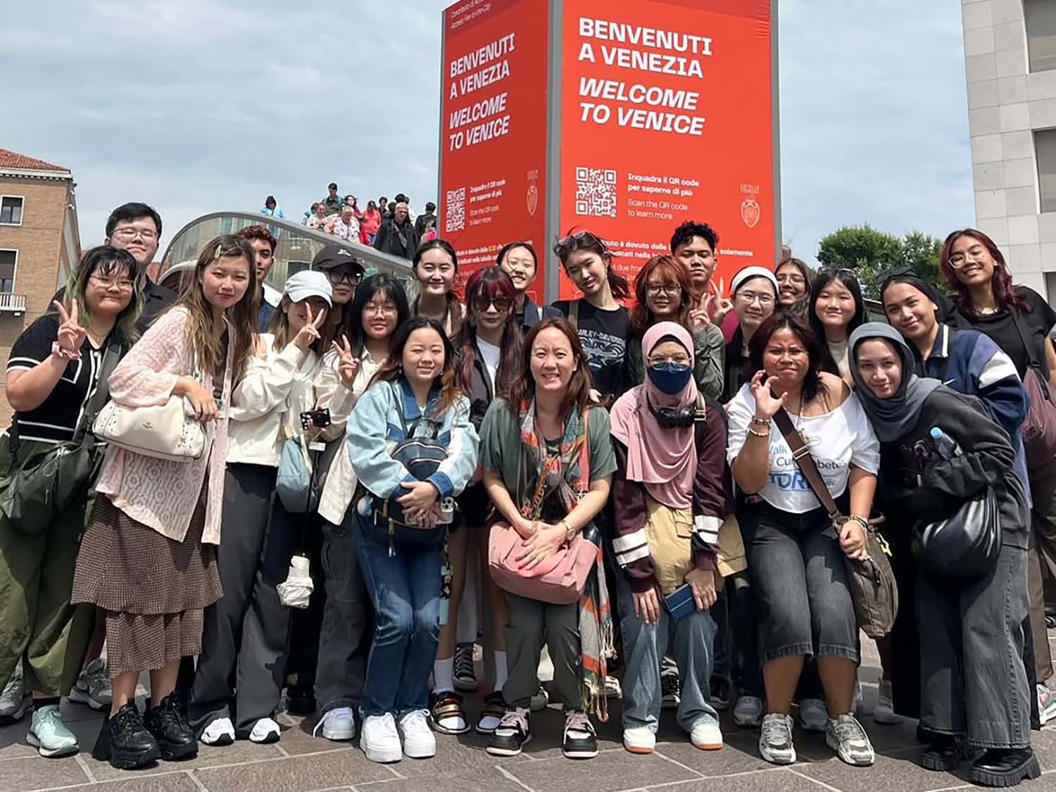 Fine Art students visiting Venice Biennale in 2024.