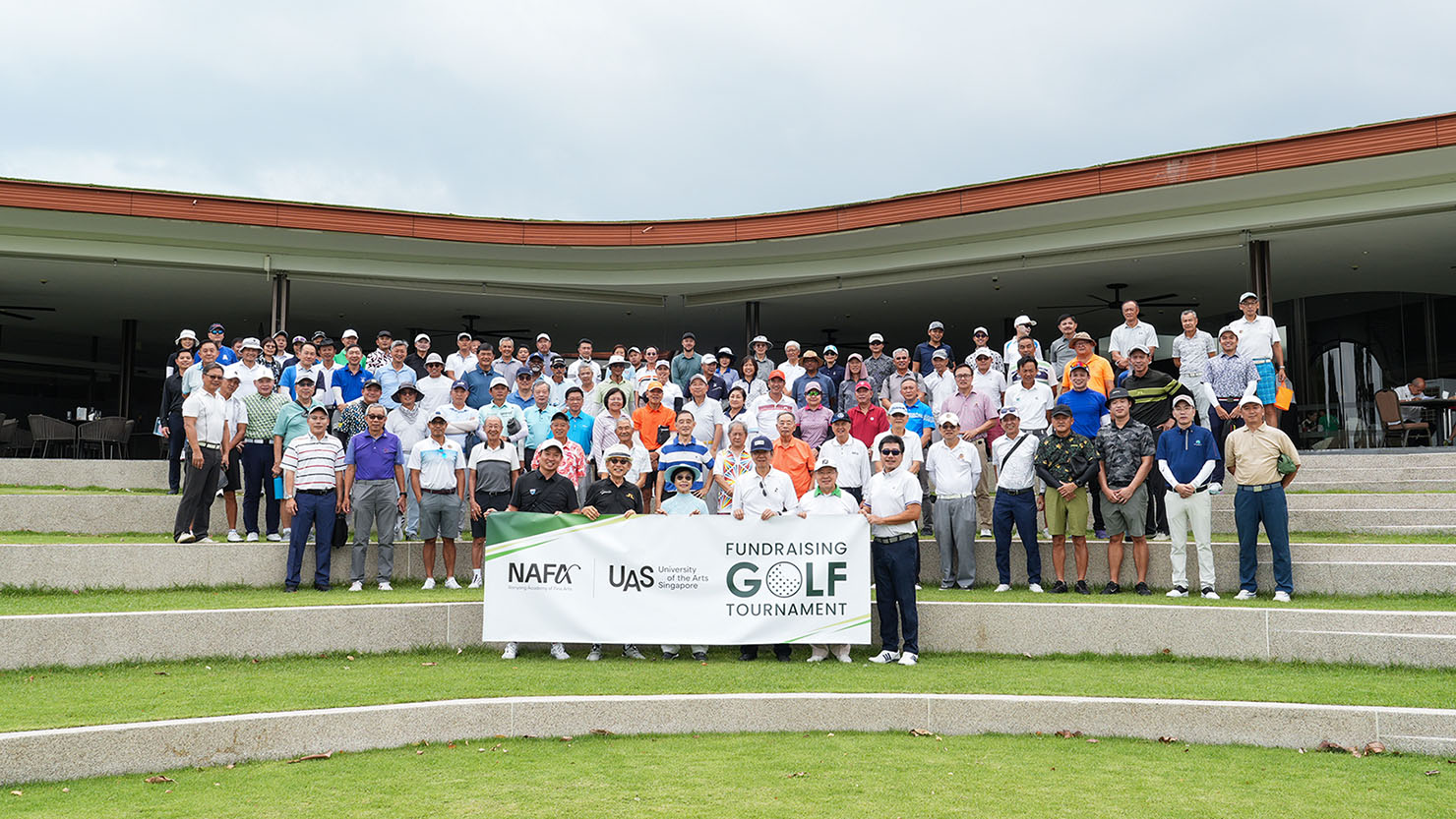 NAFA Fundraising Golf Tournament - Tanah Merah Country Club group photo.