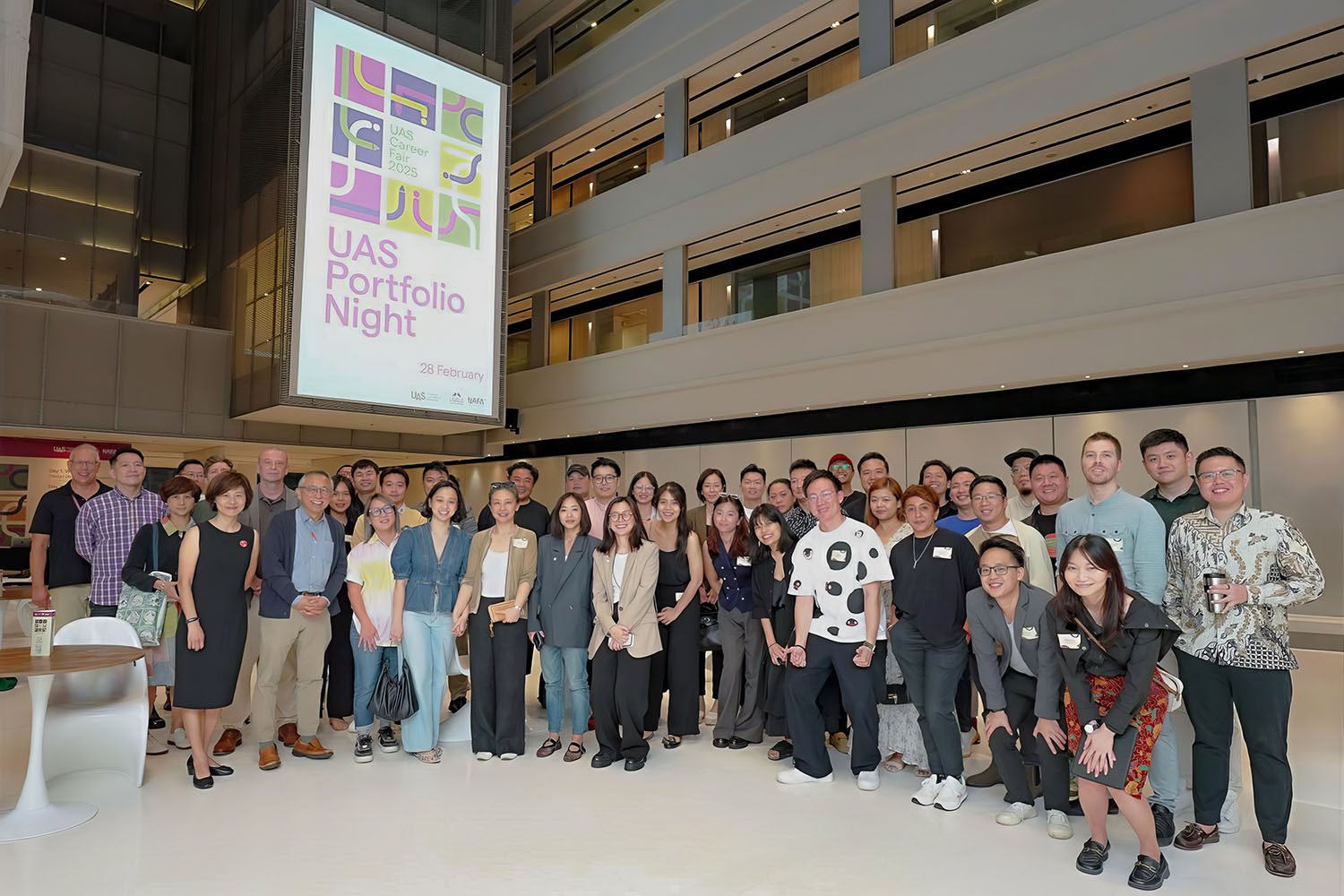 UAS Portfolio Night 2025 - Group Shot.