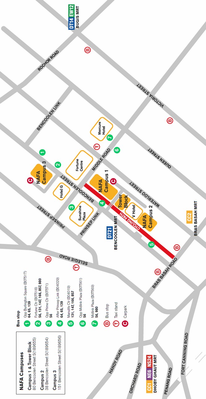 NAFA Campus Map