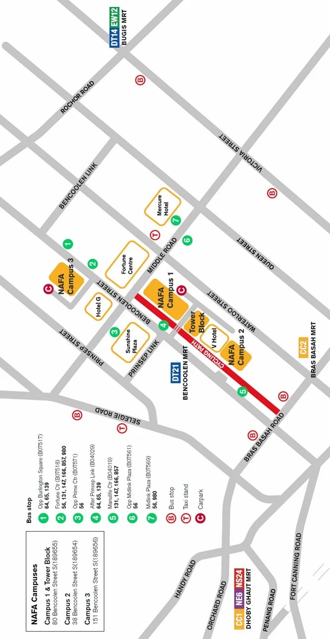 NAFA Campus Map
