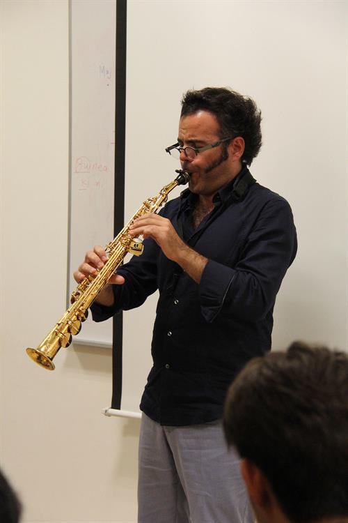 Saxophone Masterclass by Professor Rodrigo Vila